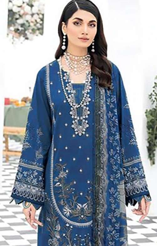 D no:-3357 CHEVRON LAWN COLLECTION BY JIHAN  